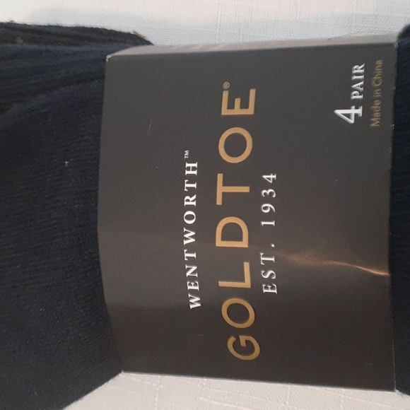 NWT 4 Pack - Wentworth Gold Toe Dress Socks - 6 -12.5 - Picture 2 of 6